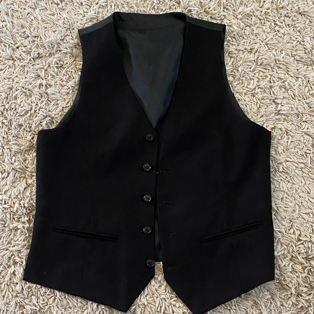 H&M Black Slim Fit Vest